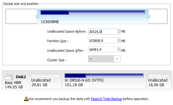 Hantera dina hårddiskpartitioner som en proffs med EaseUS Partition Master [Windows] EaseUS Partition Master Change Partition