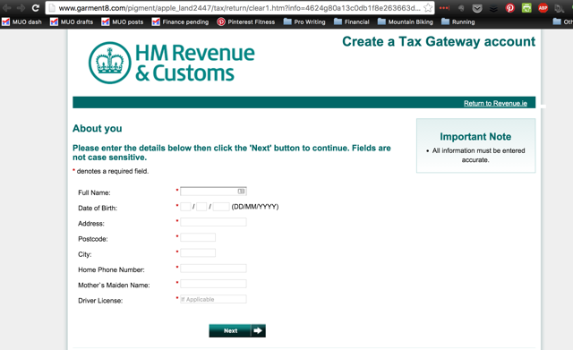 hmrc-phish-webbplats