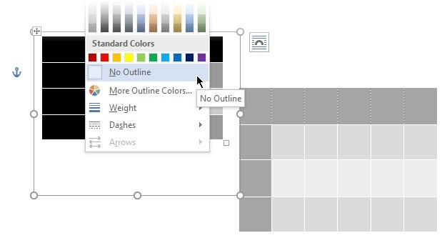 Använd detta trick för bättre tabellpositionering i Microsoft Word MSWord-textrutor