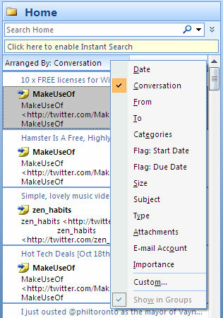 twitter outlook social kontakt