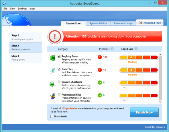 Auslogics-Boost-system-scan-resultat