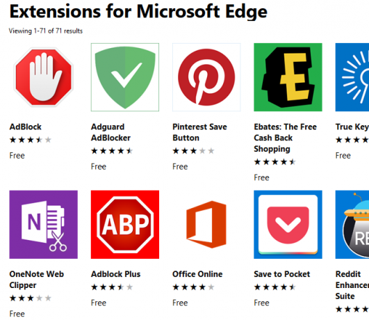 problem microsoft edge extensions