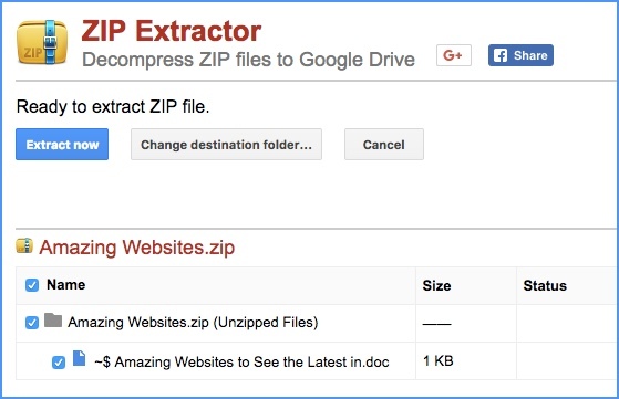 Hur man packar upp ZIP-filer i Google Drive utan att ladda ner dem först