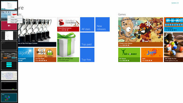 My First Hour With Windows 8 Consumer Preview - A Snap Judgment [Opinion] close apps snap