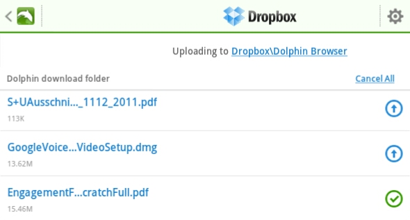 dropbox-app för Android