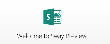 Microsoft Sway-förhandsgransknings-e-post