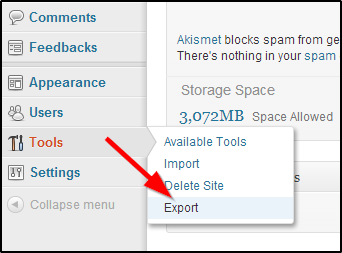 Din sista-minuten-guide för att exportera din posterösa blogg innan den stängs av för alltid att exportera WordPress-verktyg