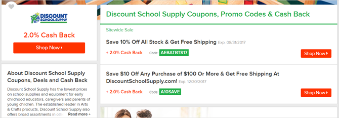 ebates skolmaterial