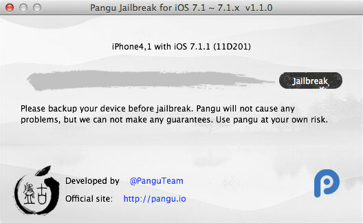 Hur man jailbreakar iOS 7.1.x och installerar Cydia med Pangu 1