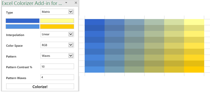 behagliga kalkylblad microsoft excel tilläggskolor