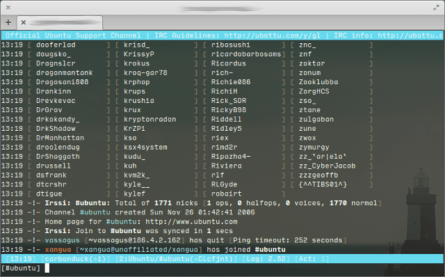 linux-irc-klienter-irssi