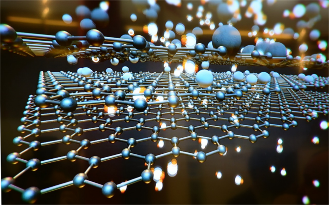 Grafens hexagonala struktur