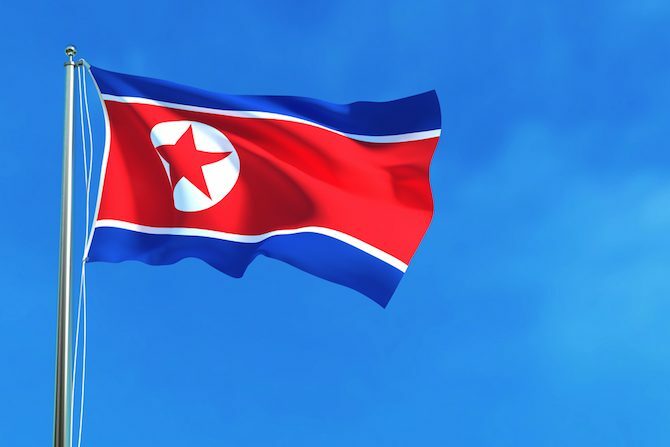 Din guide till den internationella webben nordkorea flagga 670x447