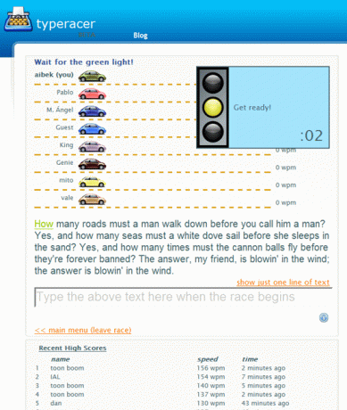 TypeRacer - Typing Game