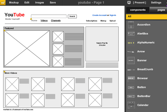 3 verktyg för att skapa mock-up-design och trådramar online-mockflöde