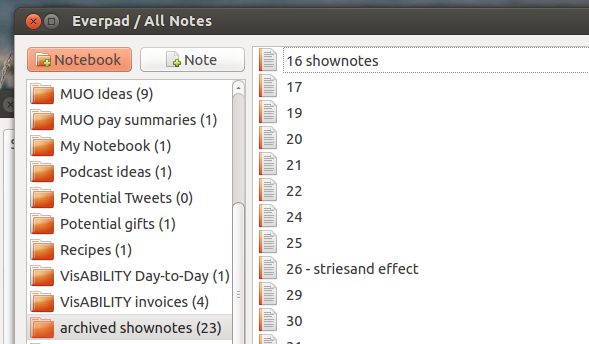 Everpad: The Best Evernote Client For Ubuntu [Linux] everpad notes