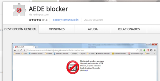 aede-blockerare