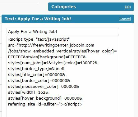 Tjäna remissbetalningar genom att publicera relevanta jobblistor på din webbplats jobcoin10