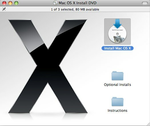 Hur du uppgraderar till Snow Leopard och vad du borde veta [Mac] SL installera 1