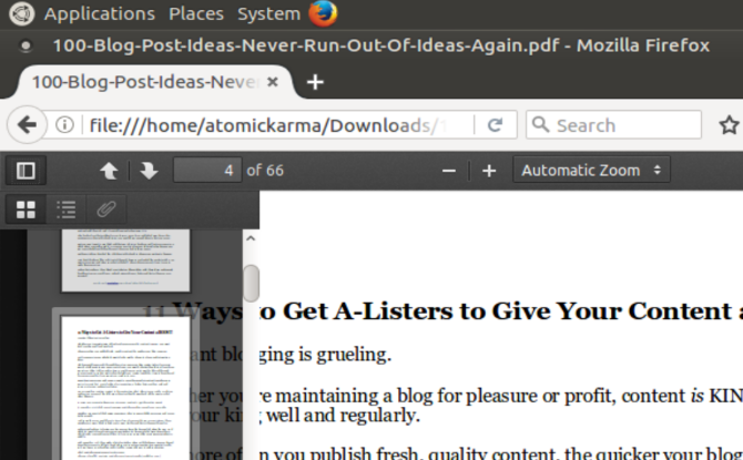 7 bästa Linux-PDF-tittare - Och Adobe Reader är bara en av dem webbläsare för muo linux pdf-appar