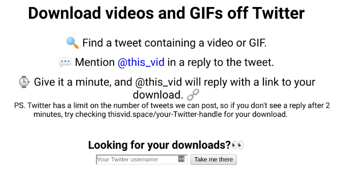 @This_Vid är det enklaste sättet att ladda ner videor på Twitter