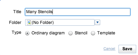 Skapa fantastiska diagram med hjälp av Cacoo och Google Drive Cacoo Spara som stencilmall