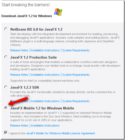 Java för Windows Mobile