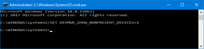 Hur man enkelt tar bort gamla drivrutiner från Windows NONPRESENT ENHETER CMDPROMPT