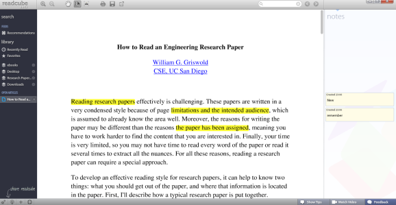 ReadCube: En PDF-läseklient för personer som bedriver forskningsskärm11