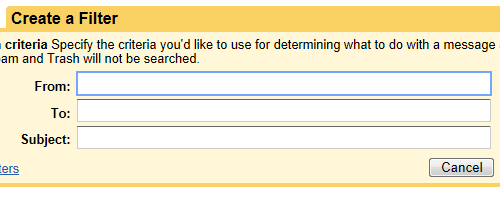 Gmail-filter
