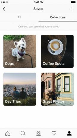 Instagram gör bokmärken mycket mer användbara Instagram-samlingar Lägg till från sparade inlägg