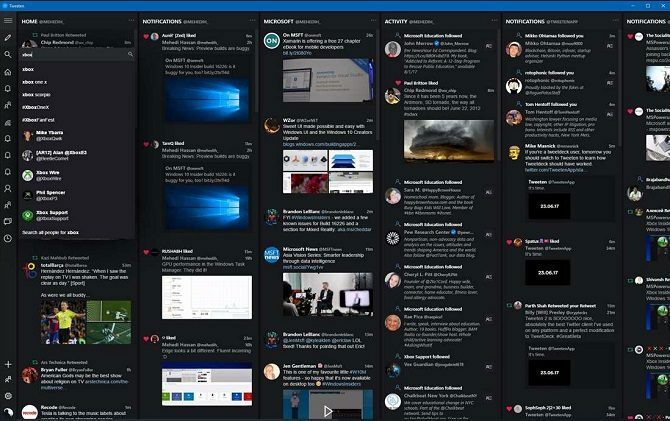 tweeten Windows 10 app