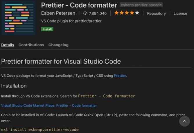 Vackrare förlängning för Visual Studio Code