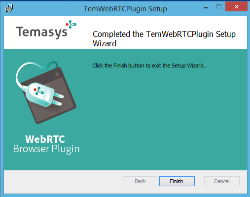 WebRTC-windows-install-framgång