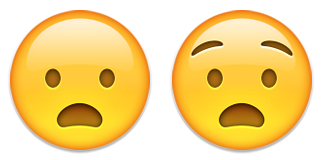 chockad förvånad emoji-emotion