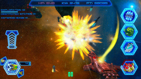 Star Splitter 3D: Shoot Things in Space & Complete Missions [iOS] star splitter1