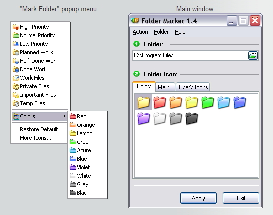 Var kreativ OCH Organiserad: Färgkoder din mappmarkör för Windows-mappar