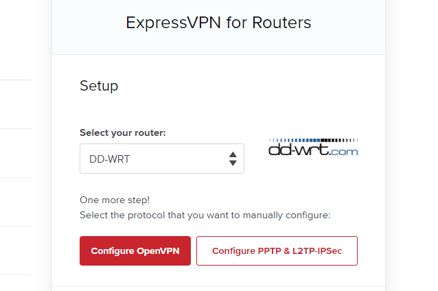 Använd ExpressVPN med en router