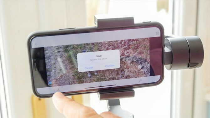 Yi Smartphone Gimbal: Silkig smidig film, men kan vara bättre yi gimbal app spara enskilda videor 670x377