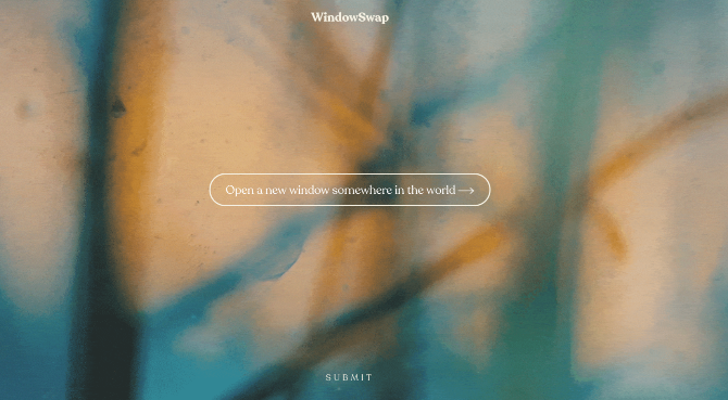 WindowSwap visar hur världen ser ut från ett fönster genom en webbkamera 