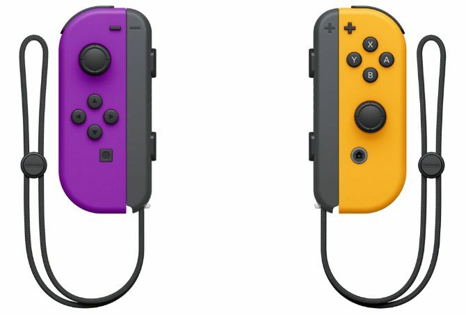 Nintendo Purple och Orange Joy-Cons