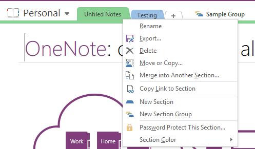 OneNotes bästa organisationsfunktion är gömd i Plain Sight OneNote-avdelningsgrupper