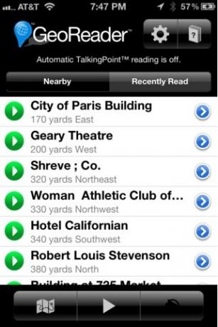 Georeader: Få din iPhone till att upptäcka landmärkeplatser och berätta om dem [iOS] (10 gratis koder) Paris