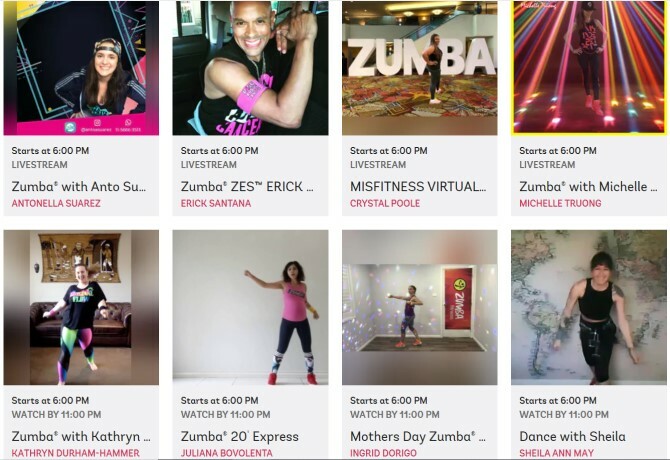 Zumba gratis liveövningar online