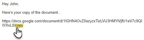 Använd detta "Skapa en kopia" -trick när du delar Google Drive-dokument Google Drive Copy Link