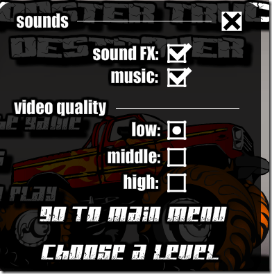 spela monster truck spel online