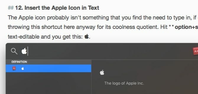 infoga the apple-icon