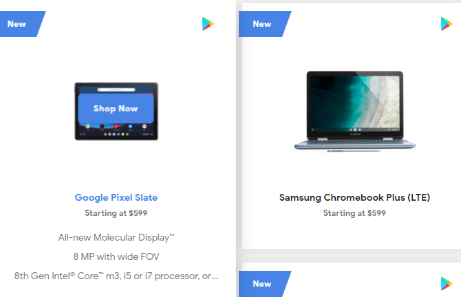 Chromebook prissätter Google