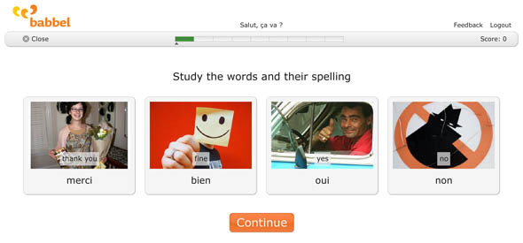 Babbel: Ett interaktivt verktyg för spirande lingvister lektioner1