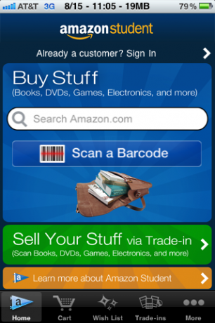 Amazon lanserar ny iPhone-app inriktad mot studenter [iOS News] -student